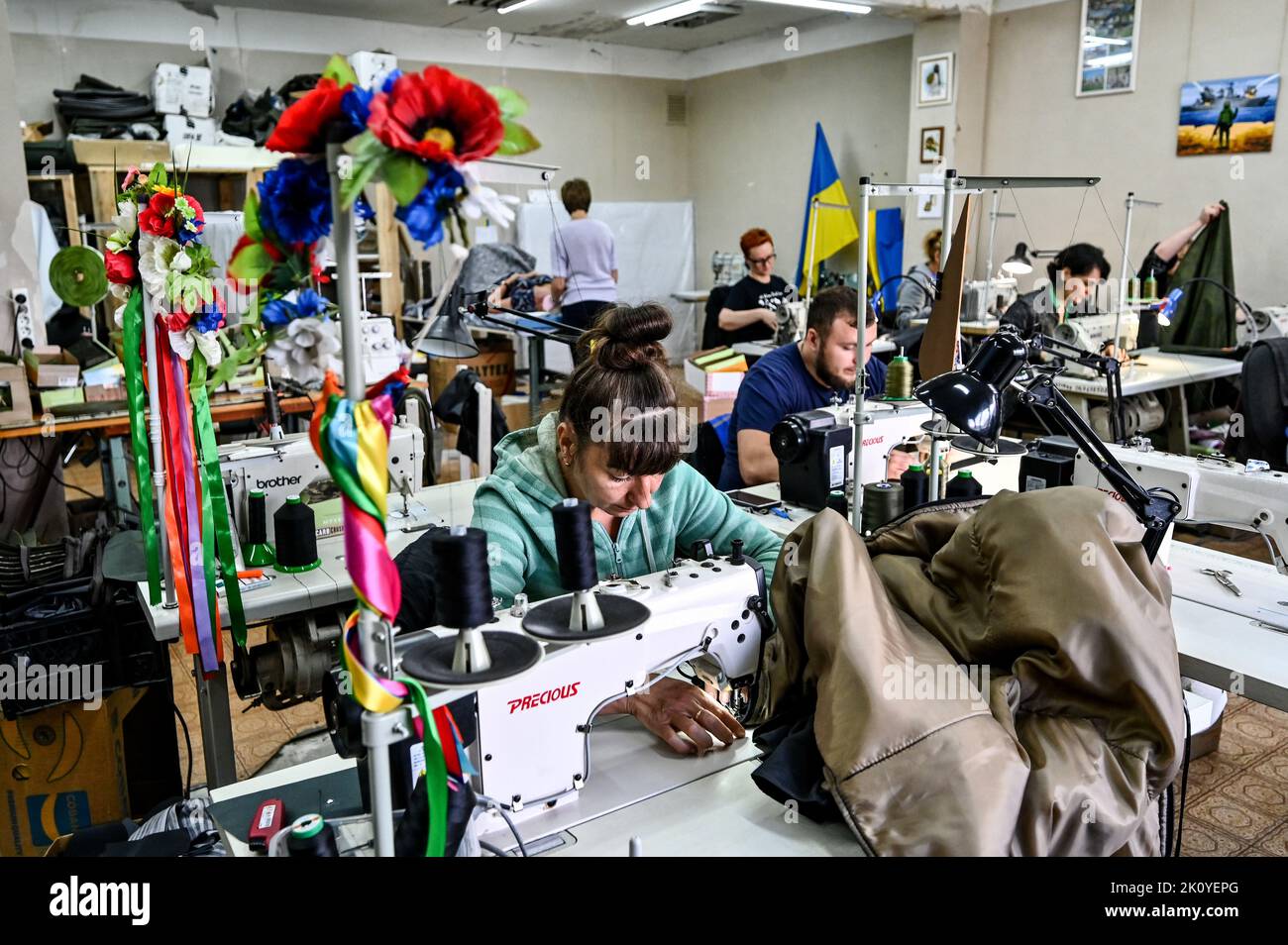 Non Exclusive ZAPORIZHZHIA, UKRAINE SEPTEMBER 8, 2022 Volunteers