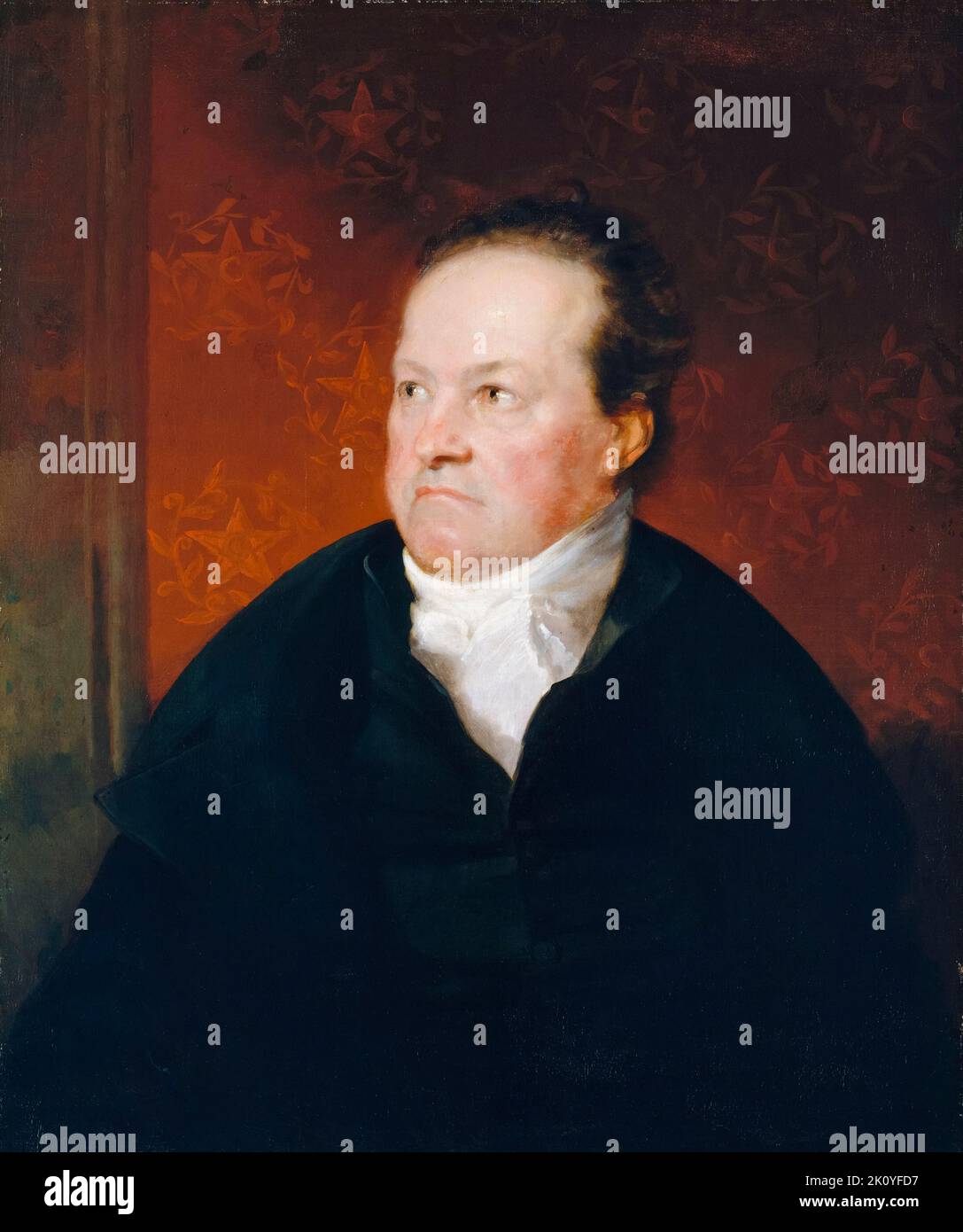 DeWitt Clinton (1769-1828), American Politician and Naturalist, portrait painting in oil on canvas by Samuel Finley Breese Morse, 1826 Stock Photo