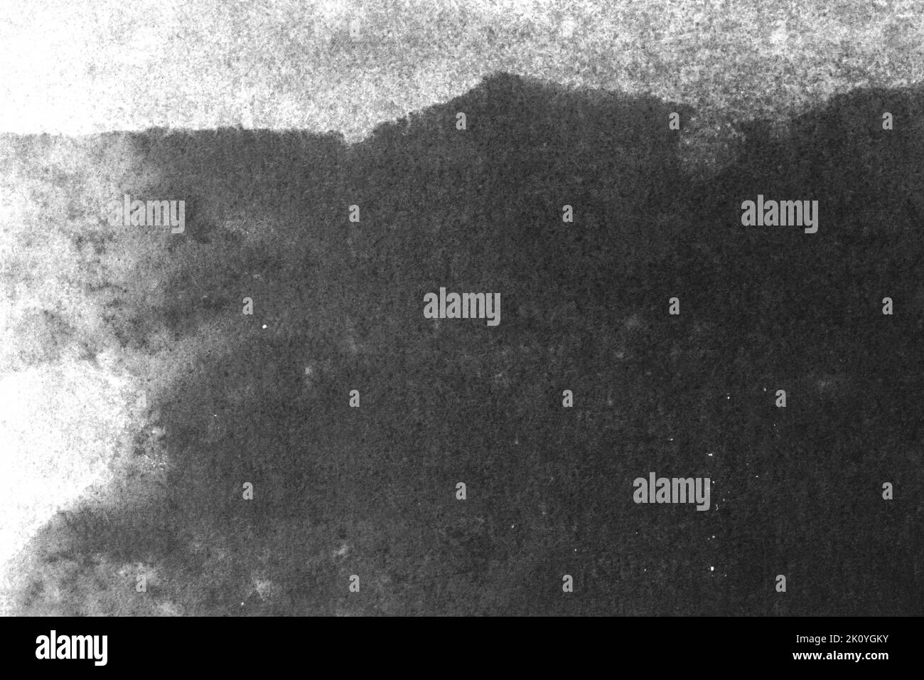 black and white texture of old paper with water stains as a background ...