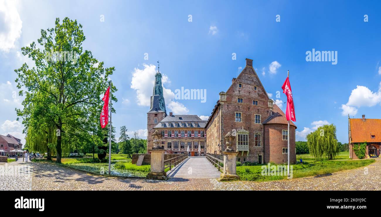 Castle in Raesfeld, Borken, Germany Stock Photo