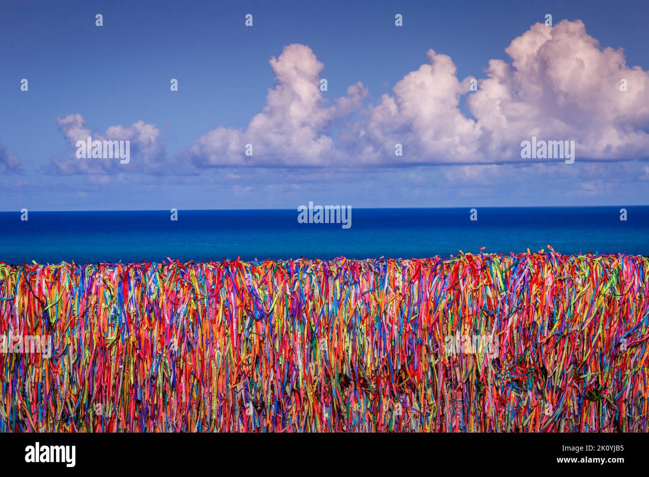 Lord of Bonfim ribbon tapes symbol of faith and good luck in Trancoso ...