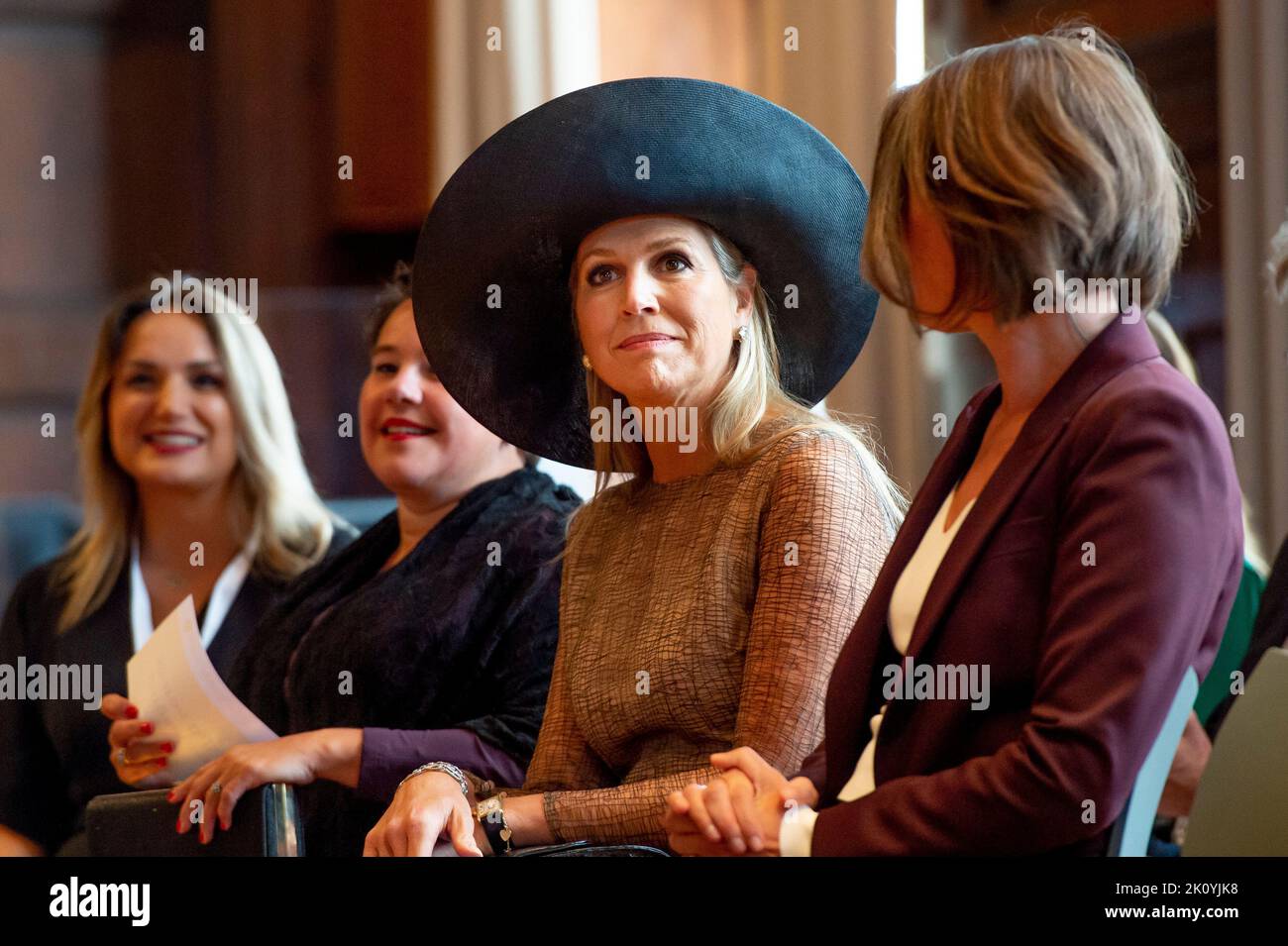 Queen Maxima at the HBSC symposium Young in the 21st century in the ...