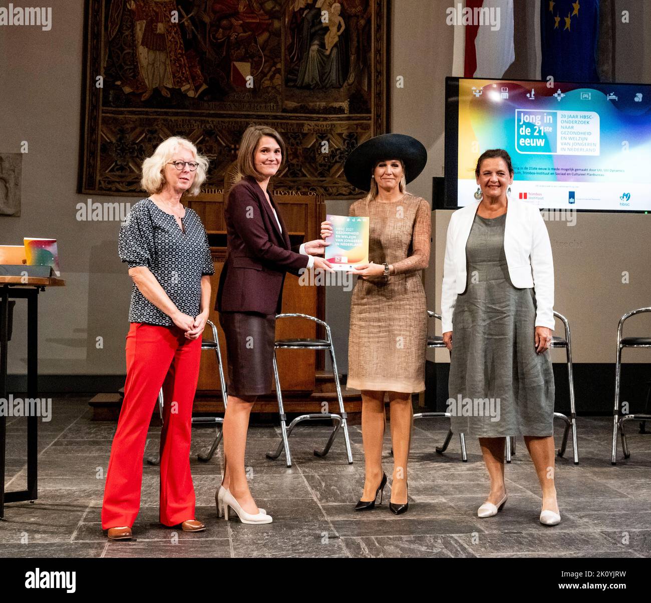 Queen Maxima at the HBSC symposium Young in the 21st century in the ...