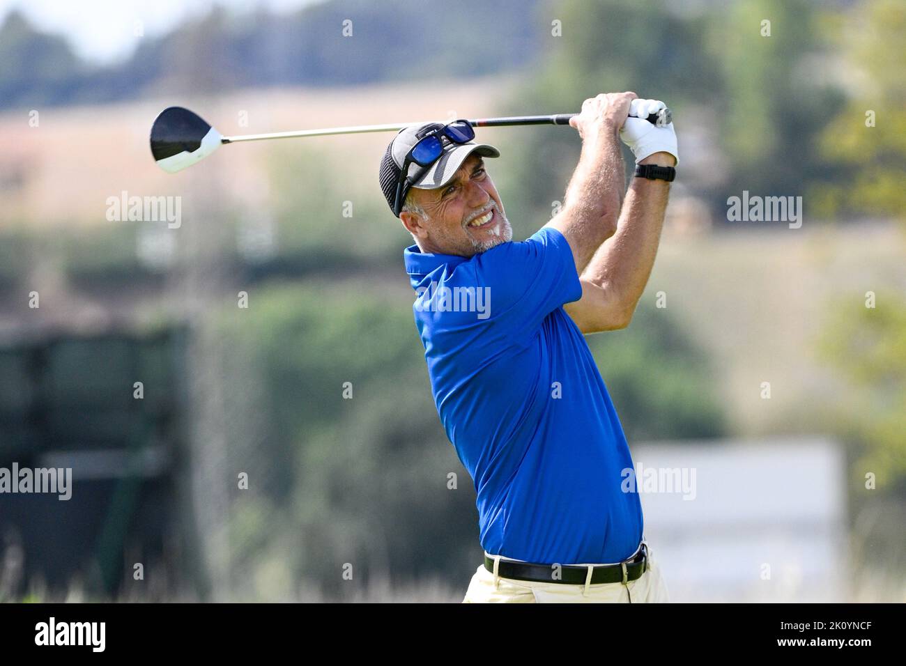 Rome, Italy. 14th Sep, 2022. Gabriel Omar Batistuta during the DS Automobiles 79th Italian Golf Open at Marco Simone Golf Club on September 14, 2022 in Rome Italy Credit: Independent Photo Agency/Alamy Live News Stock Photo