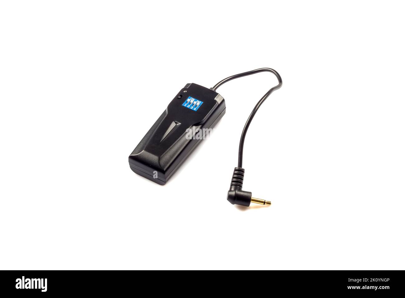 Remote radio synchronizer for flash studio light,  isolated on white background Stock Photo