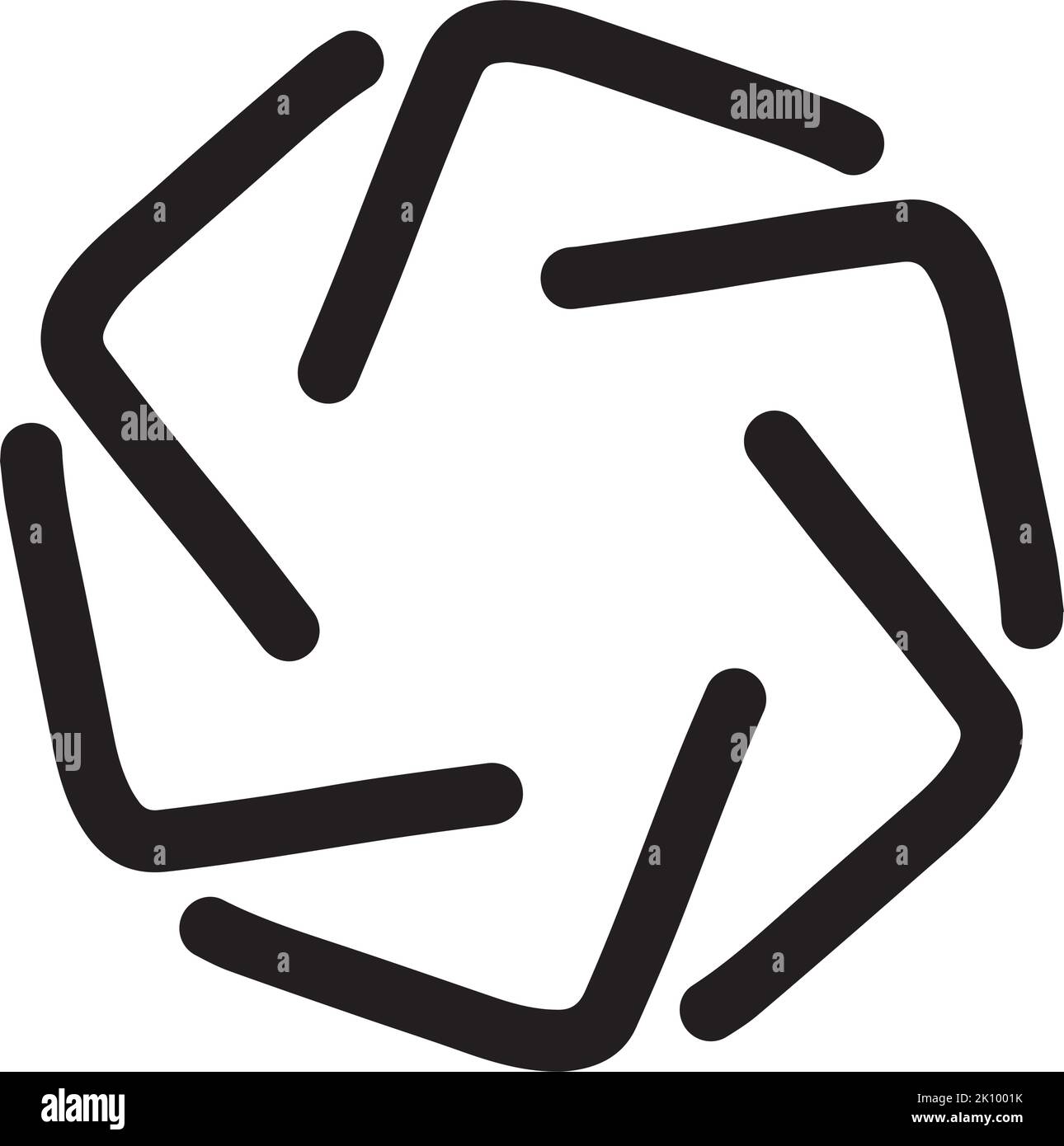 Abstract shape vector art design element modern and contemporary ...