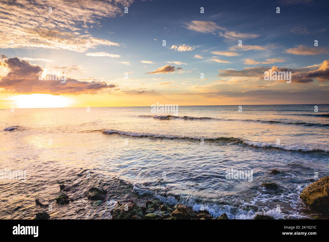Jamaica beach sunset hi-res stock photography and images - Alamy