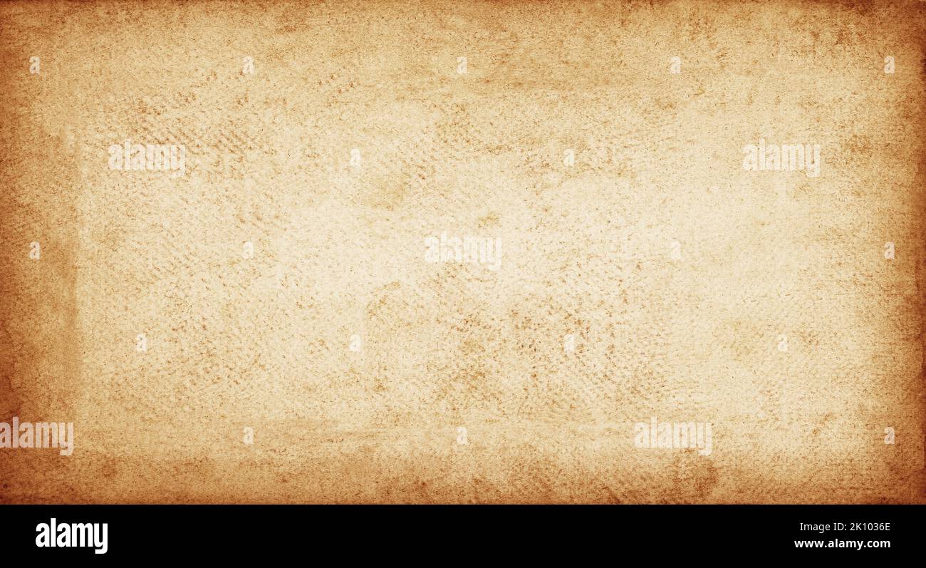 Brown grunge old paper texture background Stock Photo