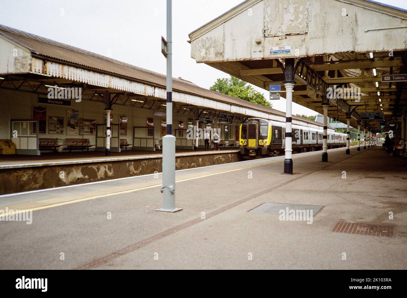 Winchester train Station, Winchester, Hampshire, England, United Kingdom. Stock Photo