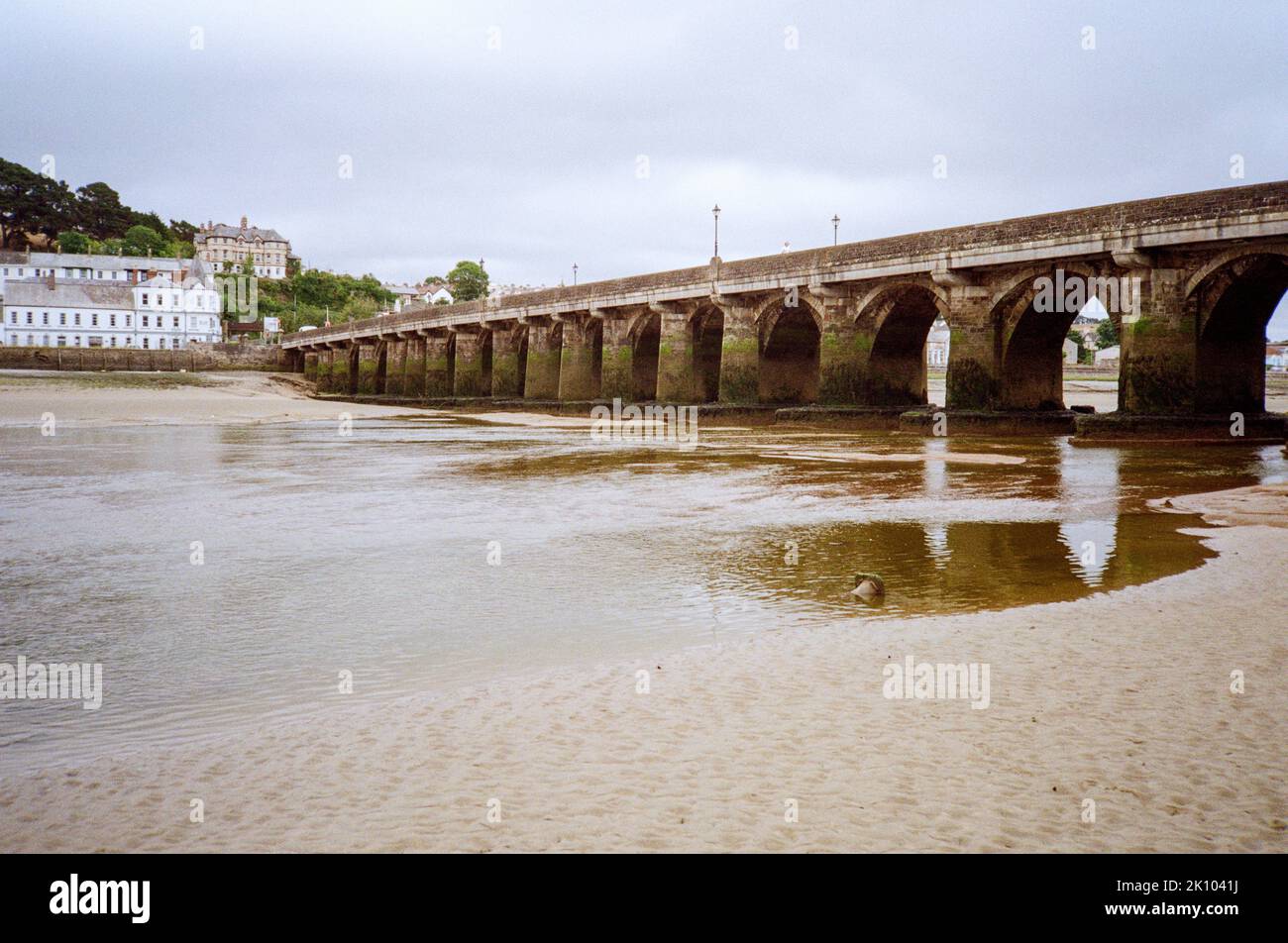 Bideford Long Bridge ,North Devon, England, united Kingdom Stock Photo
