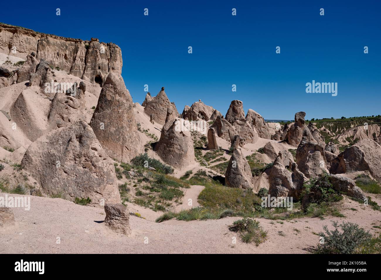 landscape of Devrent valley, Devrent Vadisi, Göreme, Cappadocia, Anatolia, Turkey Stock Photo