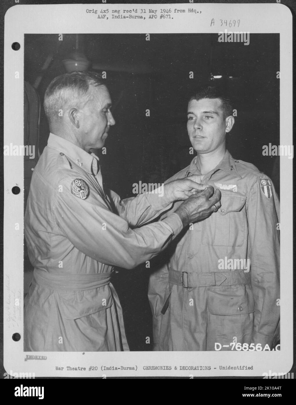 Aircraft, Burma, India &Ceremonies& Decorations, War Stock Photo Alamy