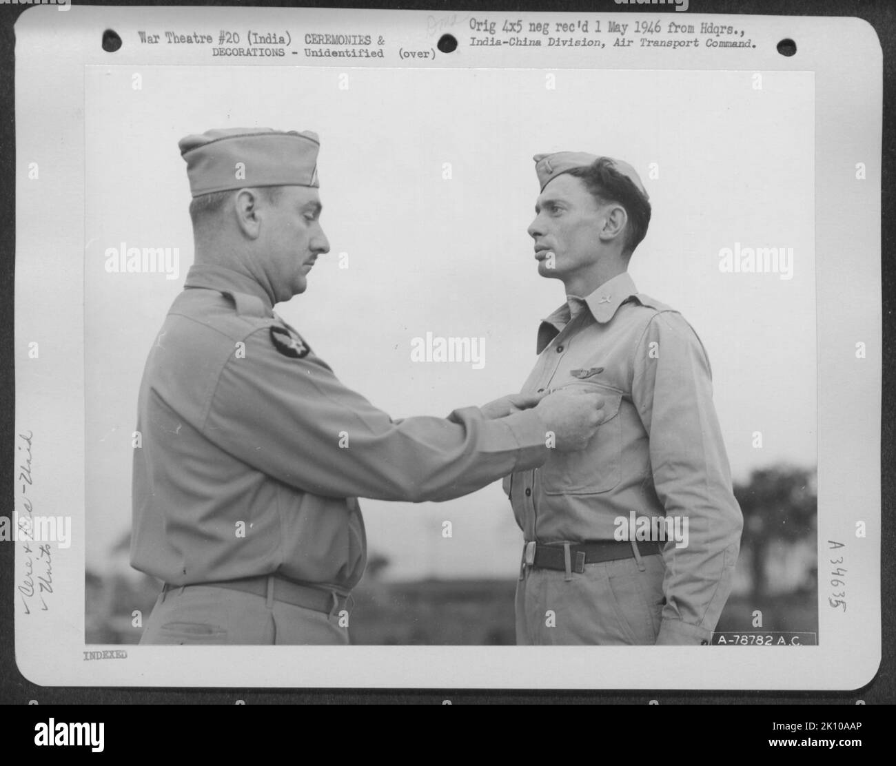 Aircraft, Burma, India &Ceremonies& Decorations, War Stock Photo Alamy