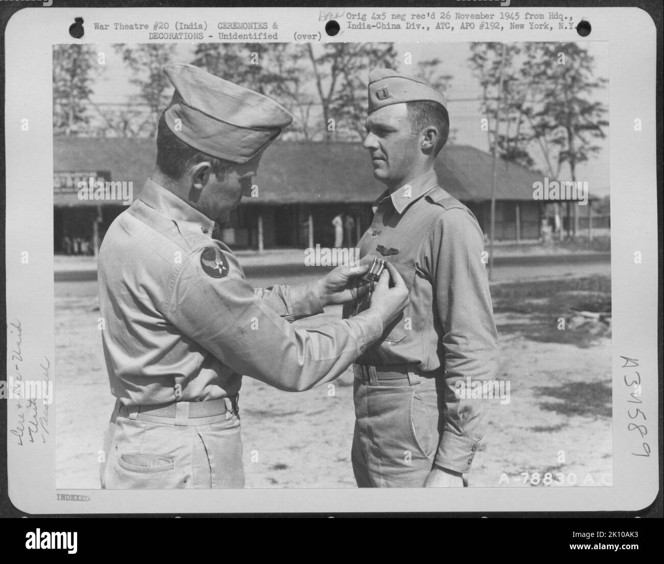 Aircraft, Burma, India &Ceremonies& Decorations, War Stock Photo Alamy