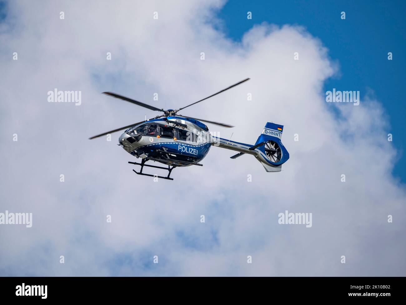 Police helicopter of the Fliegerstaffel der Polizei NRW, DHNWT, Hummel3, Airbus Helicopters