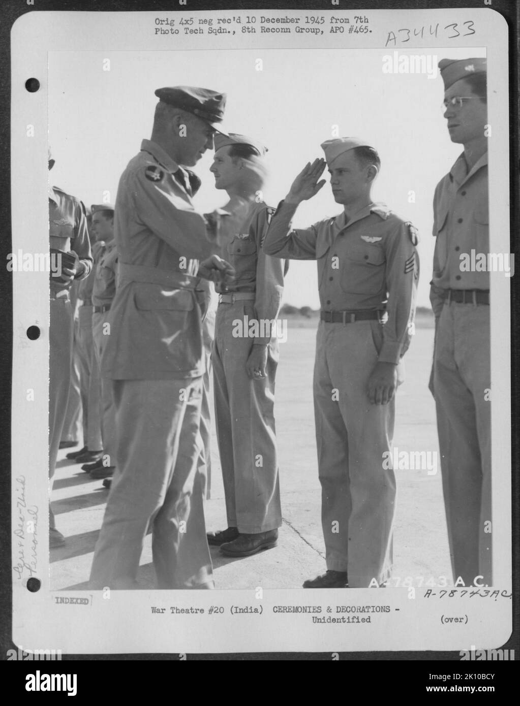 Aircraft, Burma, India &Ceremonies& Decorations, War Stock Photo Alamy