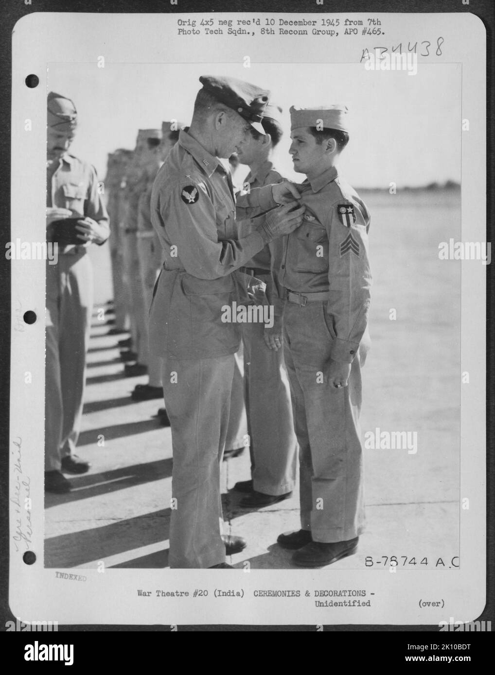 Aircraft, Burma, India &Ceremonies& Decorations, War Stock Photo Alamy