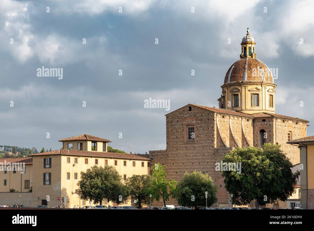 View of the church of San Frediano in Cestello in Florence Stock Photo