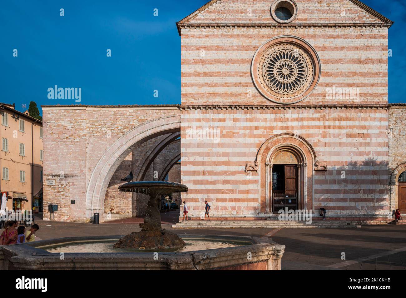 Assisi, a journey through history and religion. The basilica of Santa 