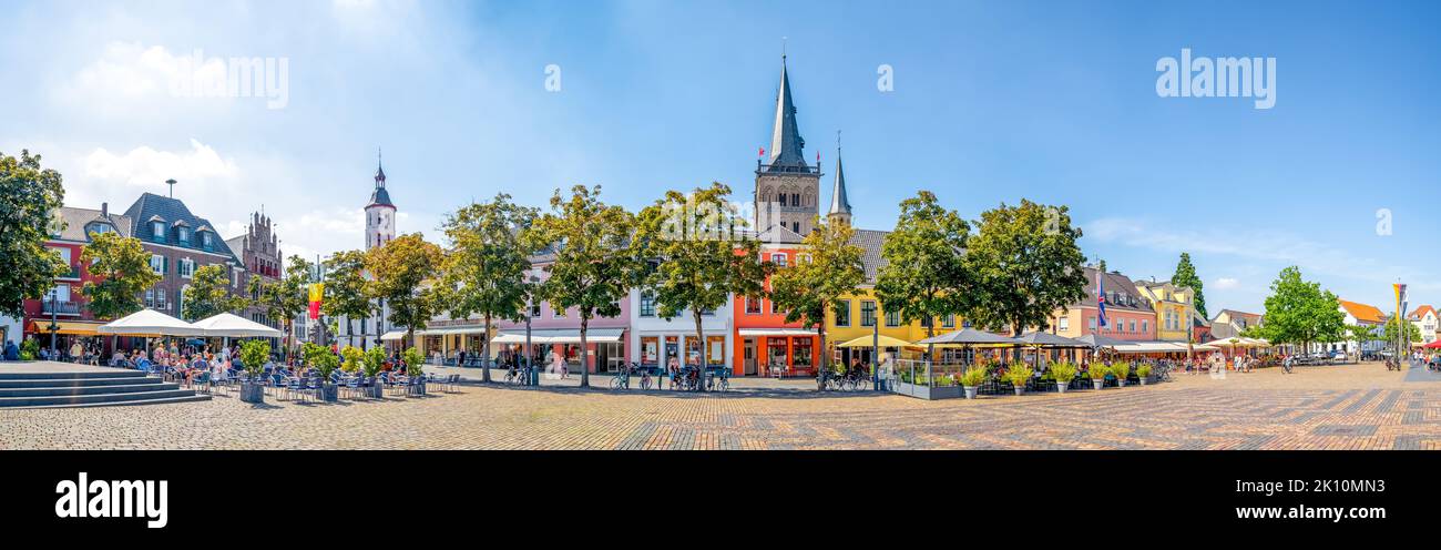 Market in Xanten, Germany Stock Photo