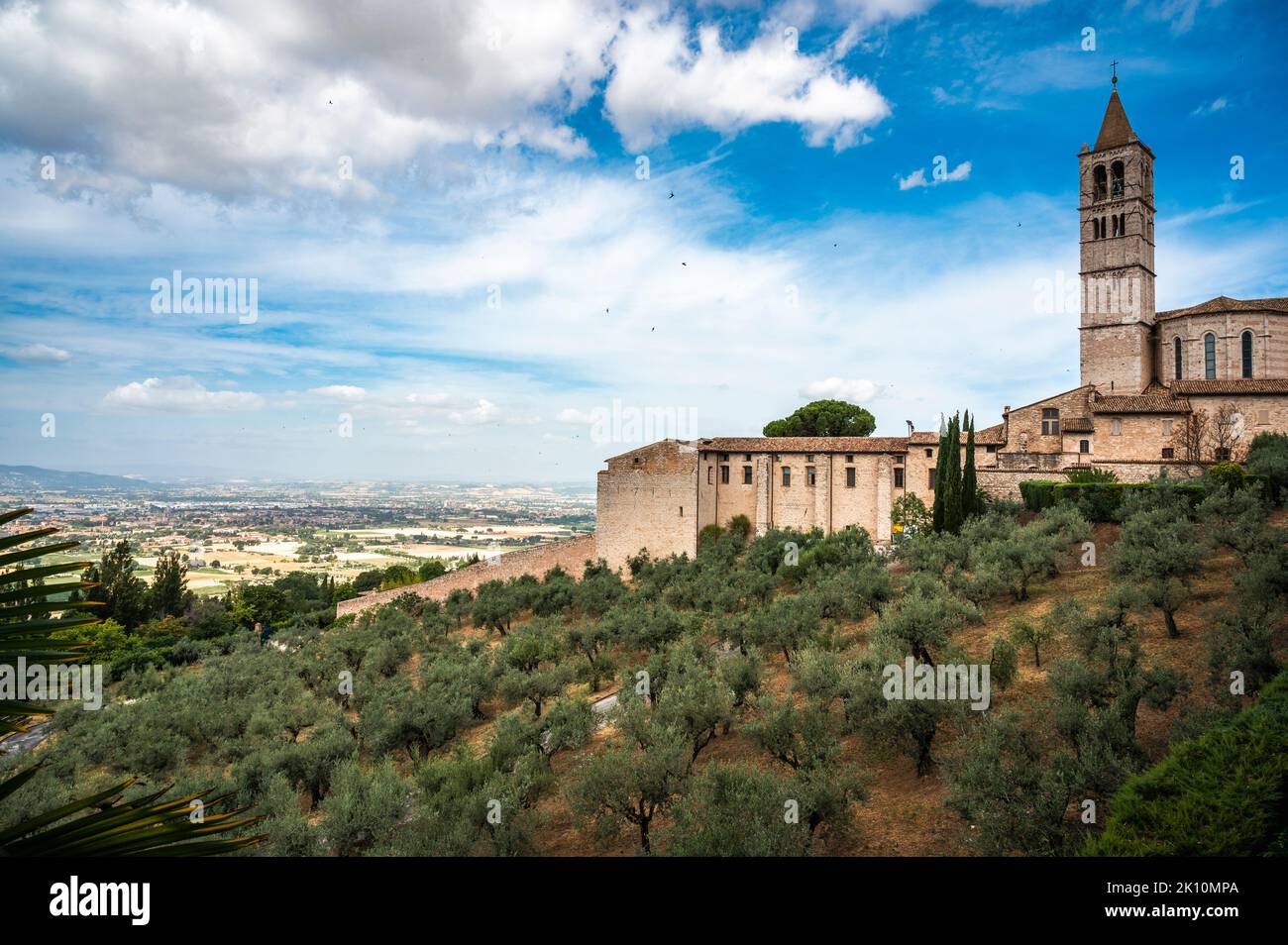 Assisi, a journey through history and religion. The basilica of Santa 
