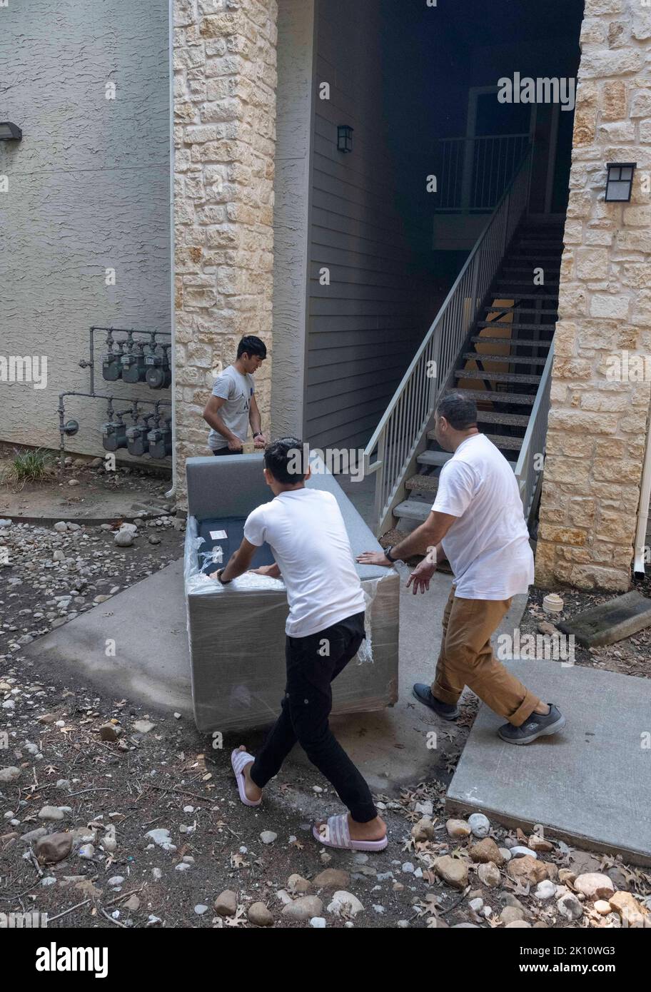 Austin Texas USA, September 13 2022 The male members of an Afghanistan