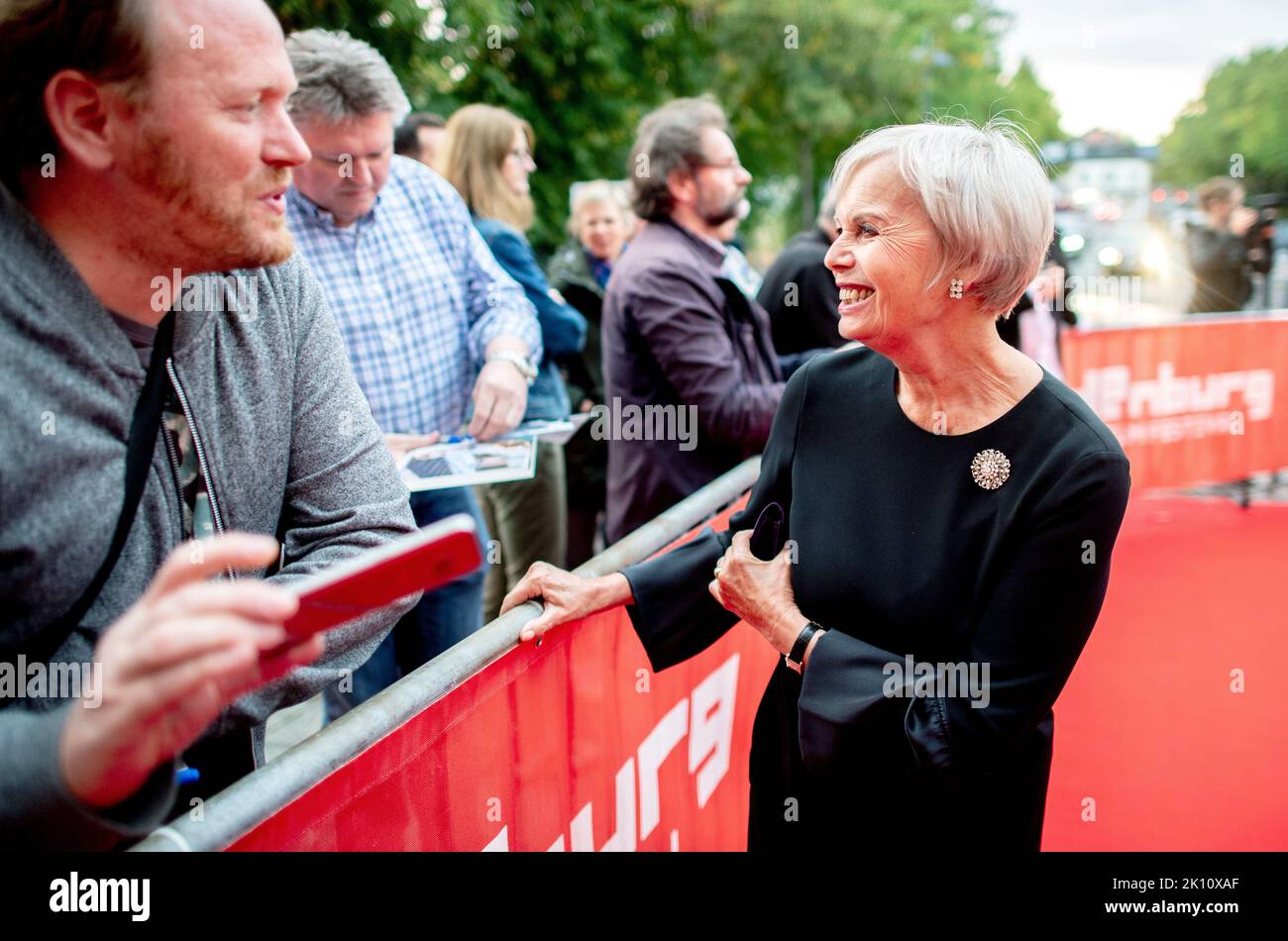 Oldenburg, Germany. 14th Sep, 2022. German actress Andrea Rau stands on ...