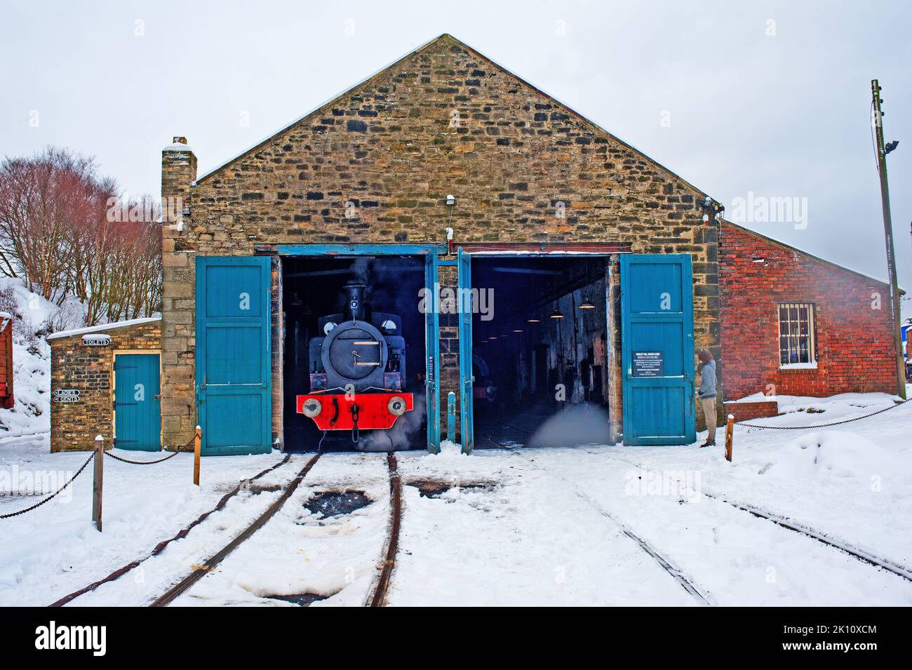 Marley Hill Engine Shed, Tanfield Railway, North East England Stock