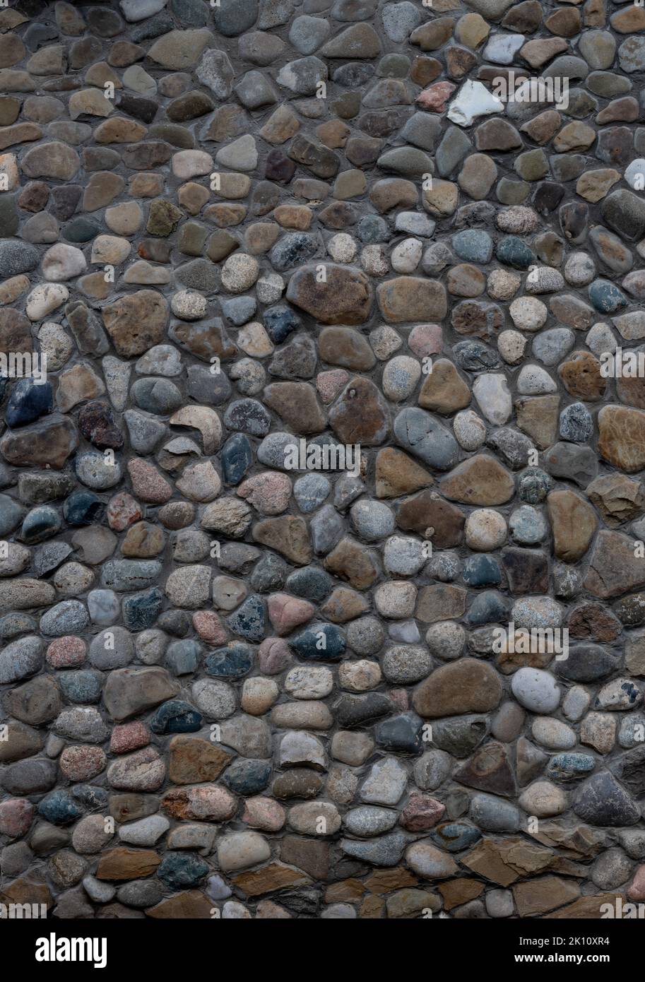 wall made of natural stone Stock Photo