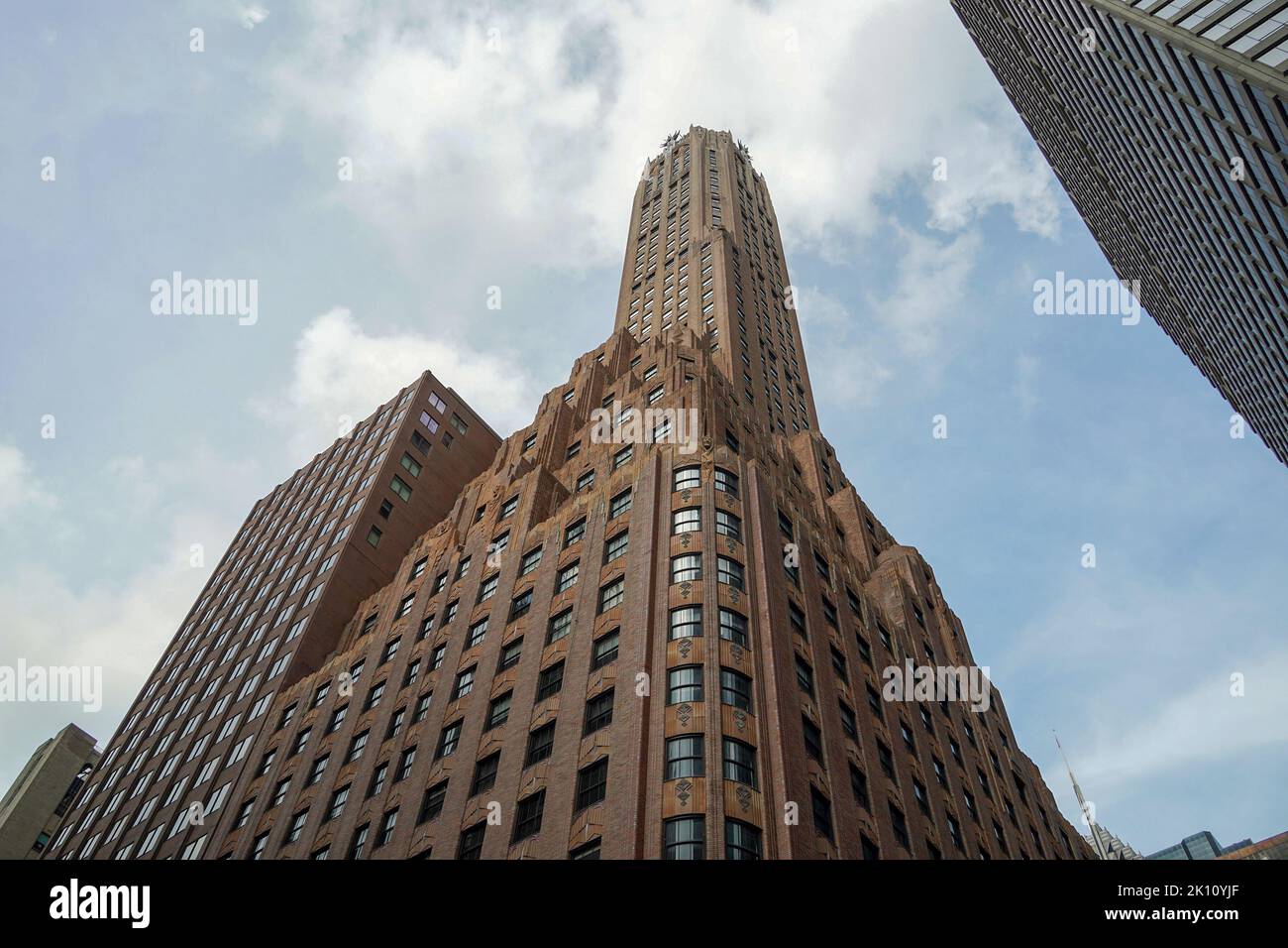 The General Electric Building new york city skyscraper Stock Photo - Alamy