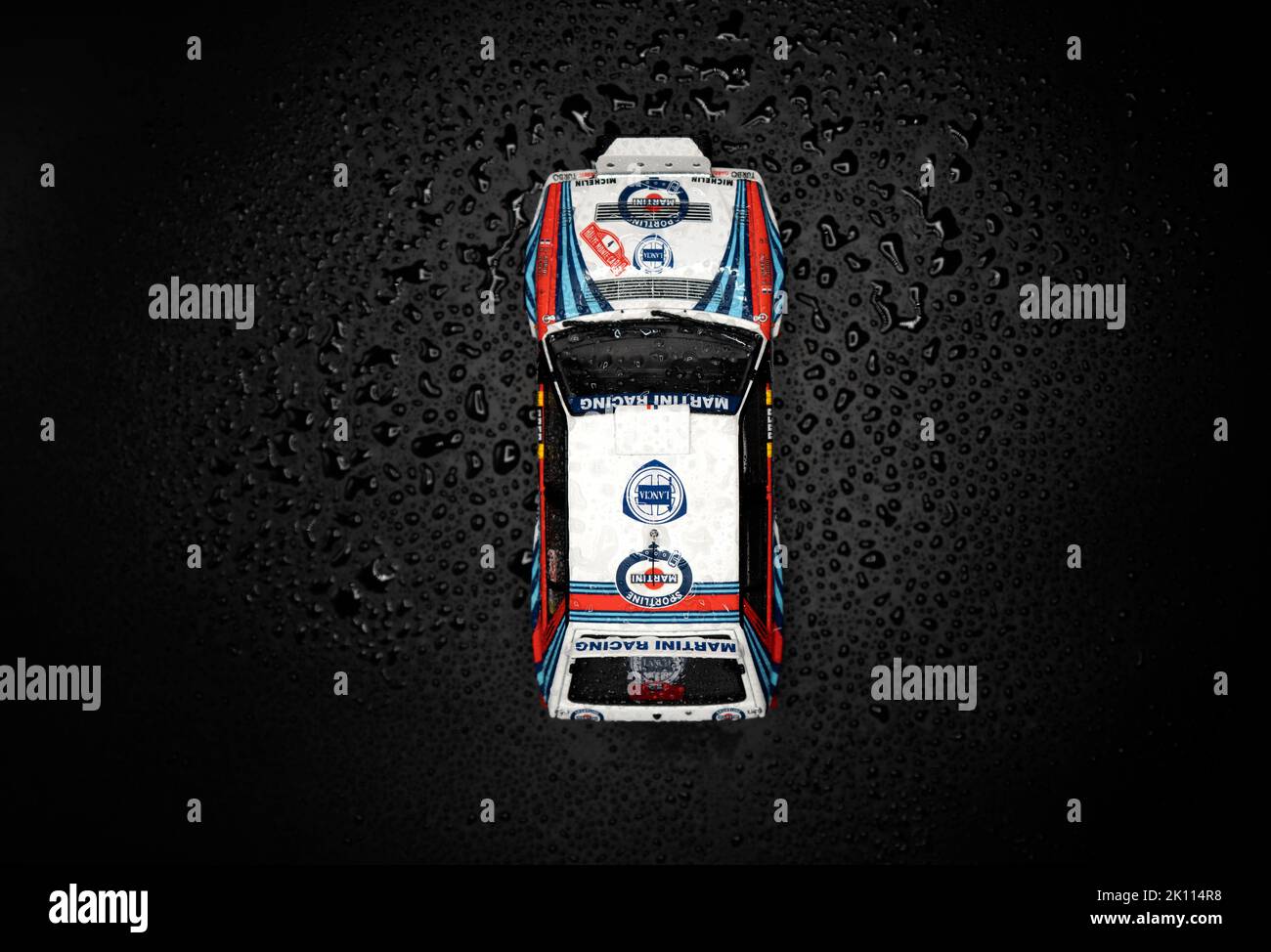 LANCIA – DELTA HF INTEGRALE EVOLUZIONE MARTINI (night version) N 4D.AURIOL – B.OCCELLI Stock Photo