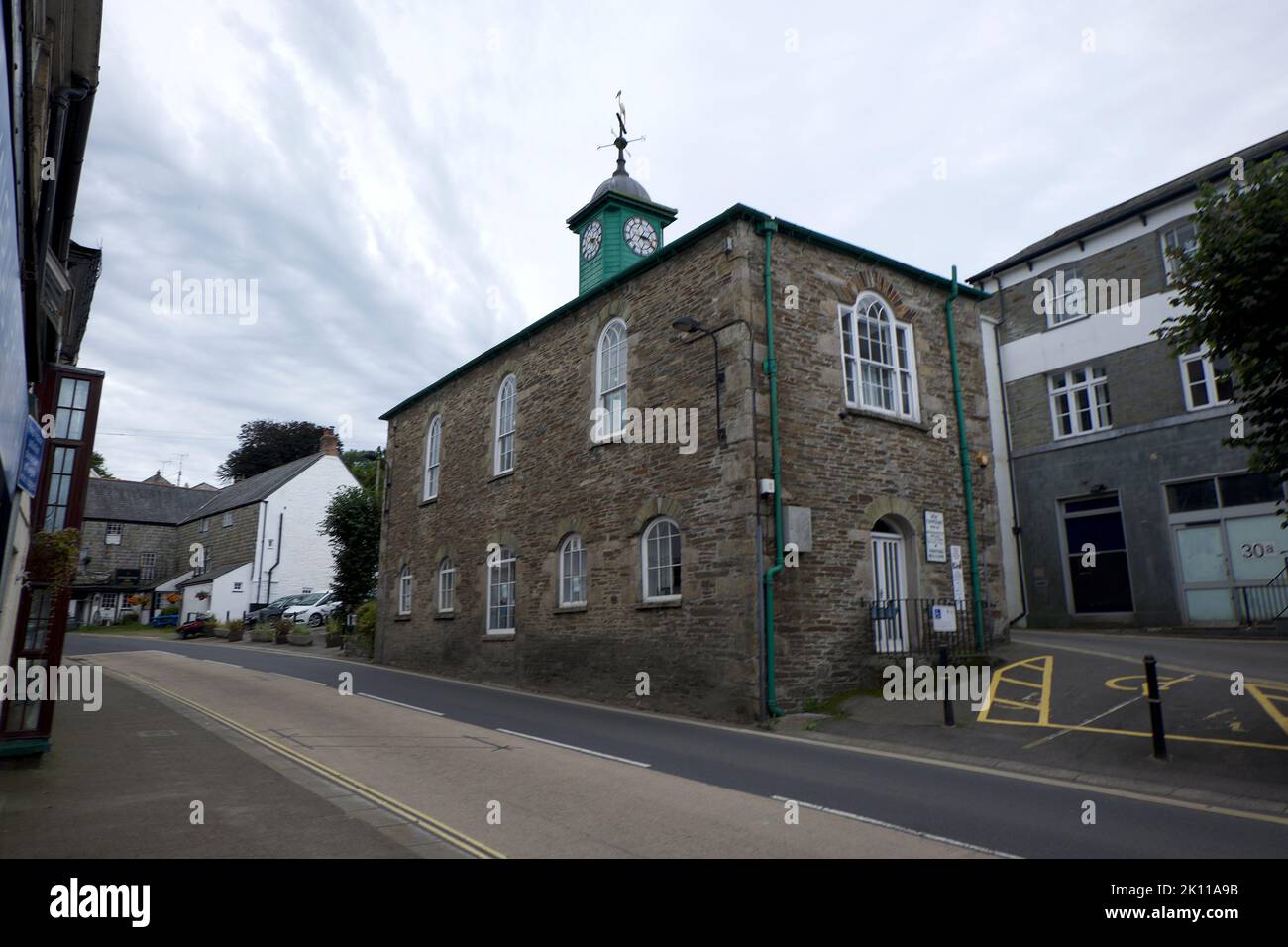 Camelford Cornwall UK 09 12 2022 The Town Hall Stock Photo Alamy