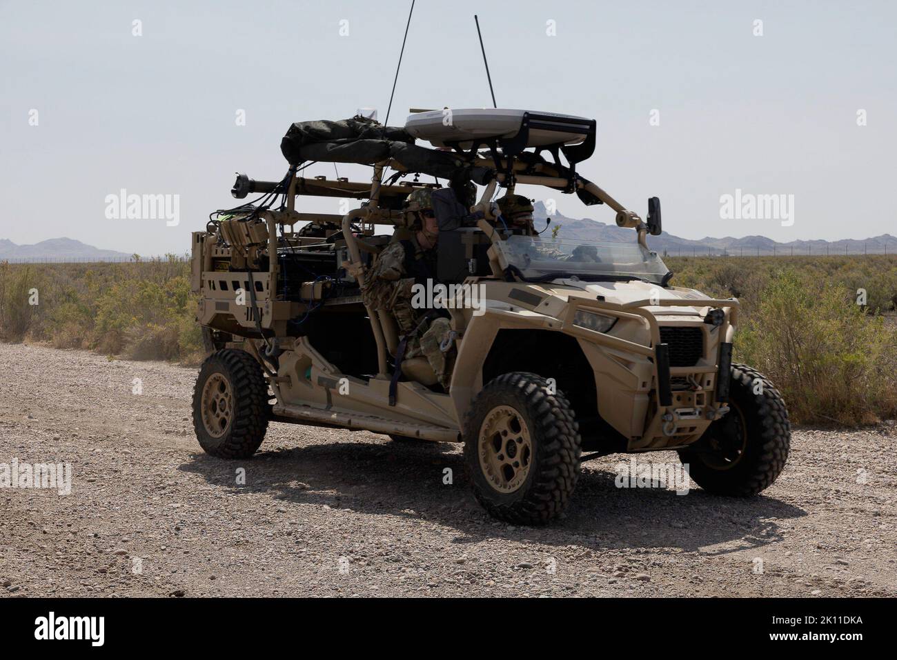 Soldiers from the 19th Special Forces Group (Airborne) arrive at Dugway
