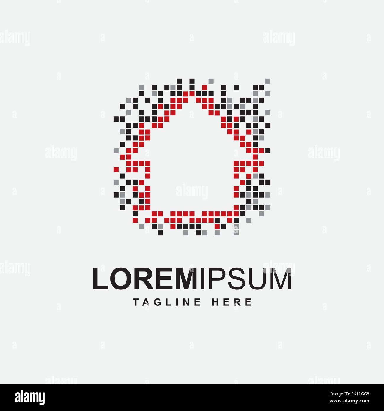 House with tile symbol logo design template. Creative house logo