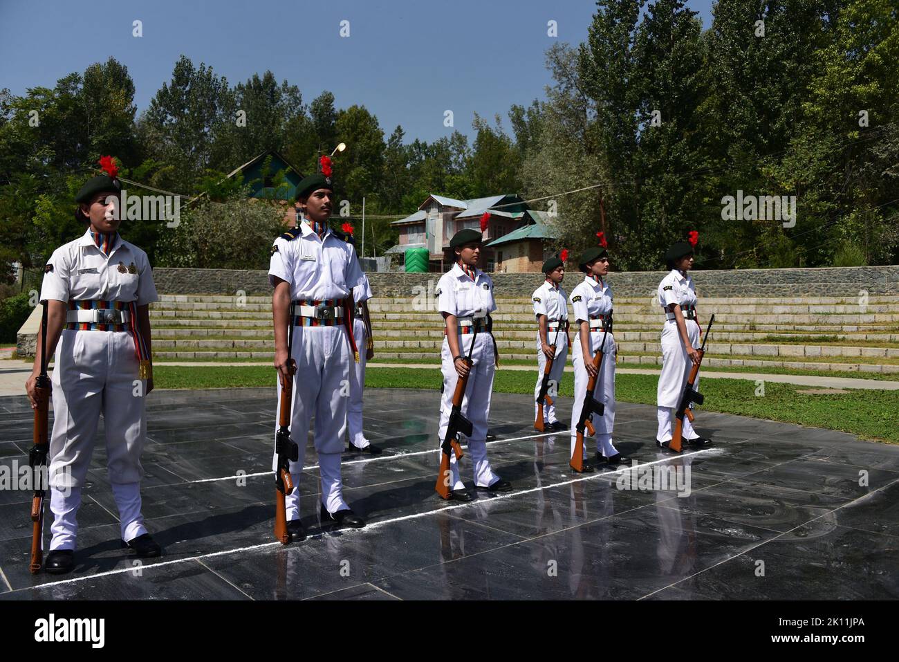 Ncc Exercise India. 14th Sep, 2022. GANDERBAL, INDIA - SEPTEMBER 14: Members of ...