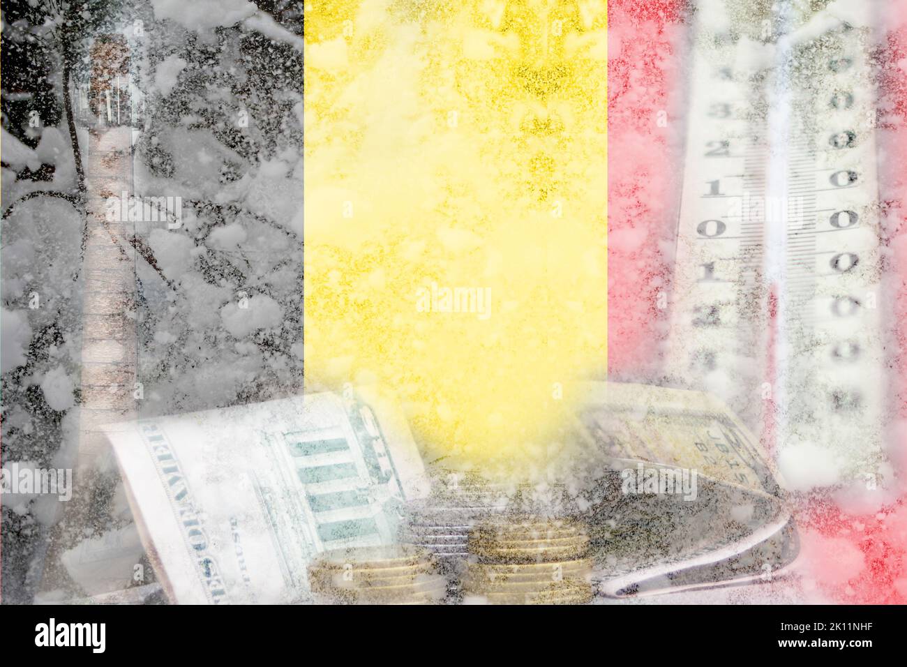 Defocus energy crisis in Europe concept. Increase in the cost of gas