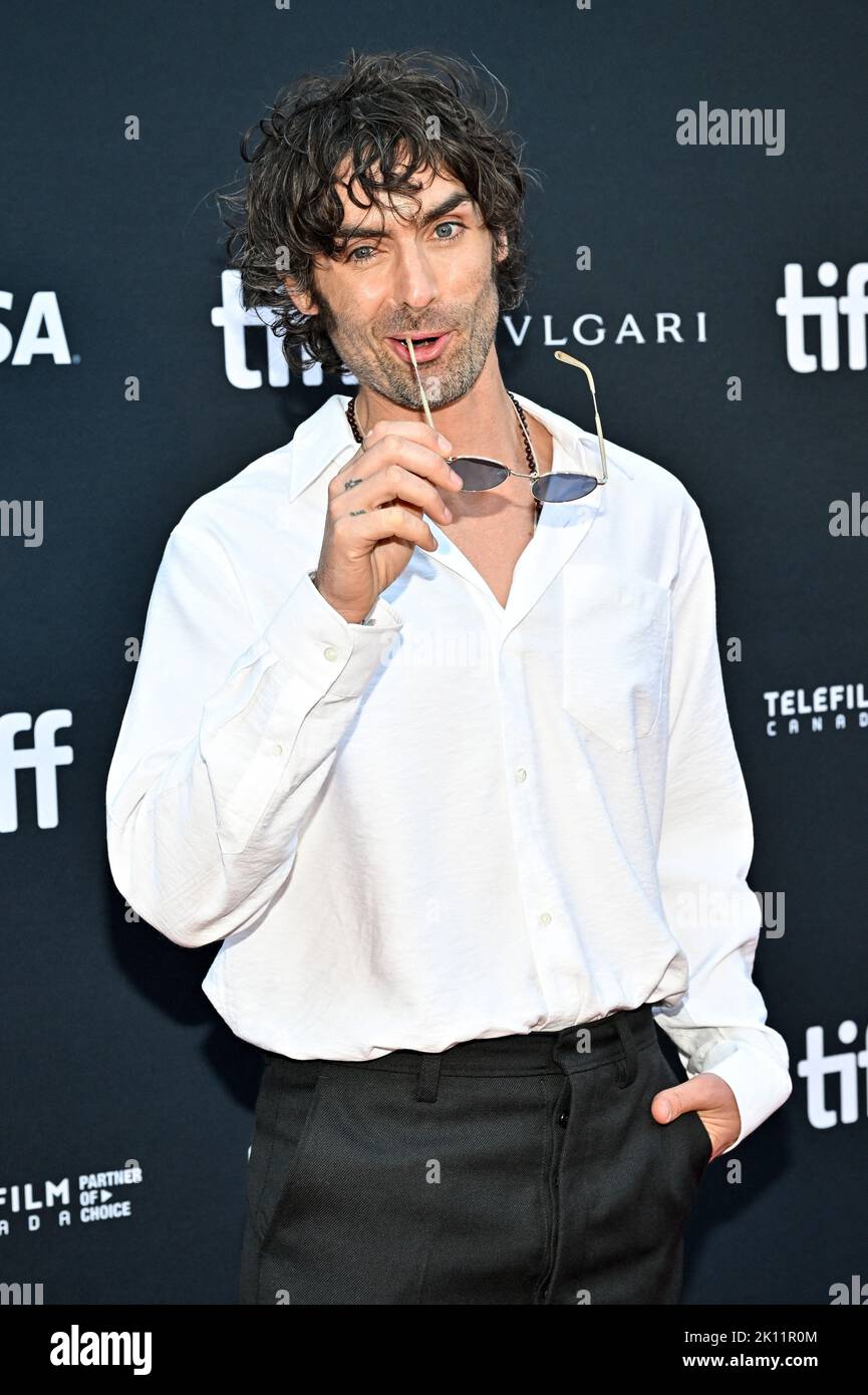 Toronto, Canada. 14th Sep, 2022. Tyson Ritter attends the screening of ...