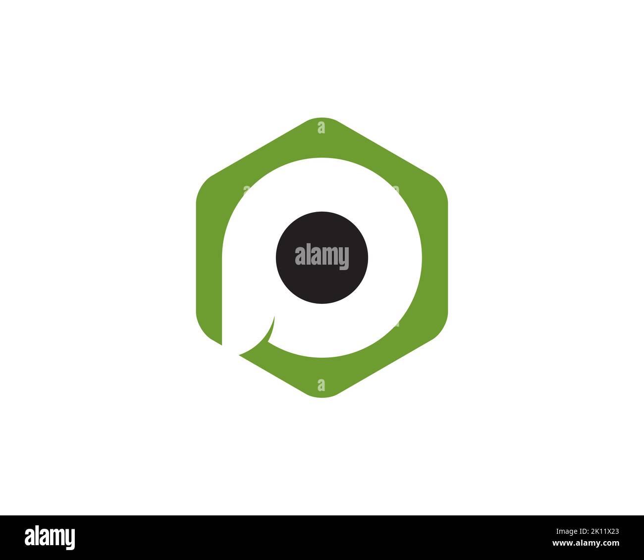 round edges hexagon with small caps letter inside Stock Vector Image & Art Alamy