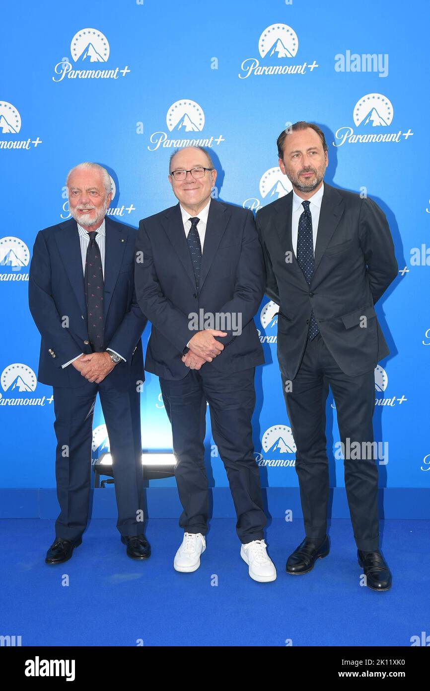 Rome, Cinecitta 'Studios Red Carpet Presentation of Paramount +, In the