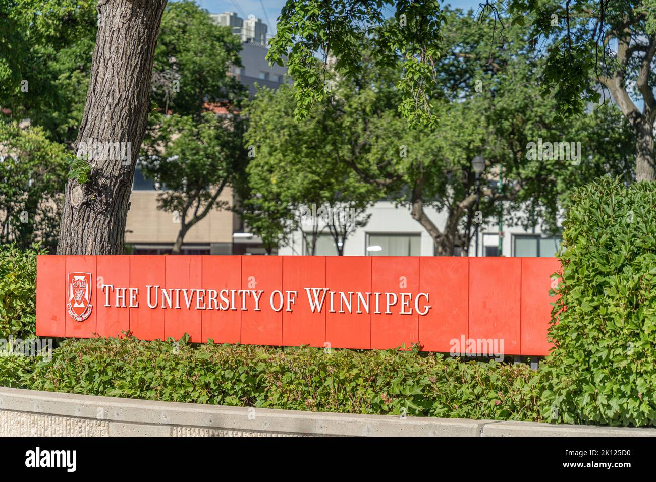 September 04 2022 Winnipeg Manitoba Canada The university of Winnipeg campus Stock Photo Alamy
