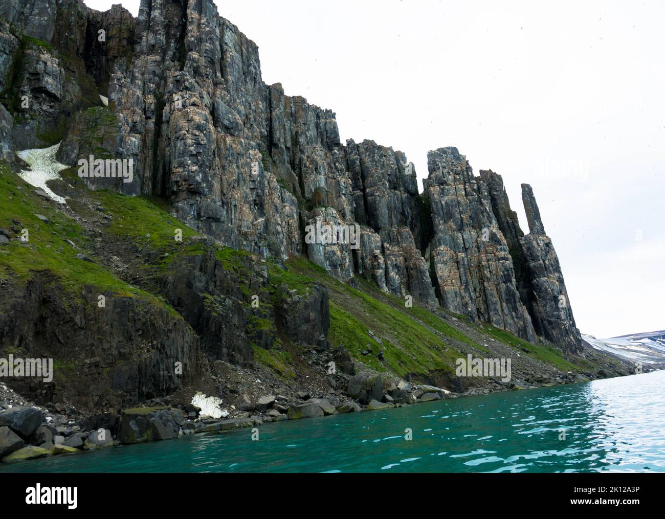 Alkefjellet is the most famous cliff in Spitsbergen archipelago. It is