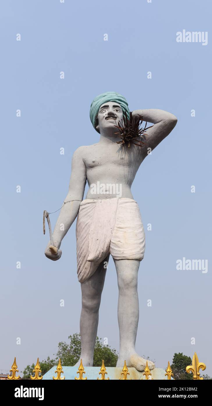 Statue of Farmer, Tamil Nadu, India Stock Photo Alamy