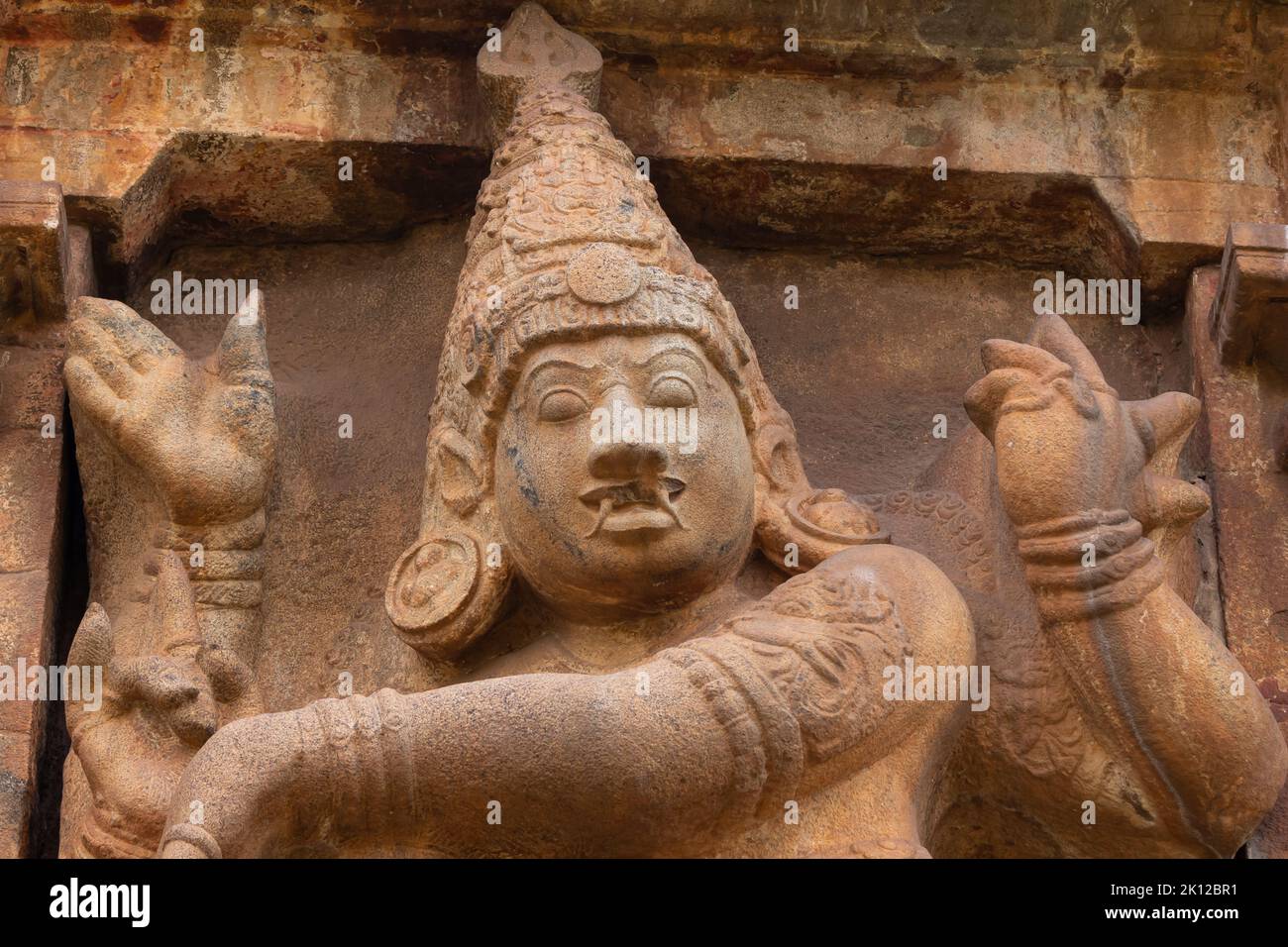 The Sculpture of Doorkeeper of Brihadeshwara Temple, Big Temple