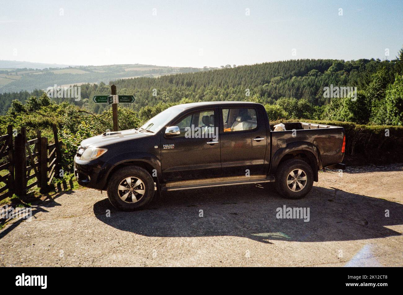 Toyota Hilux truck, High Bickington, North Devon, England , United ...