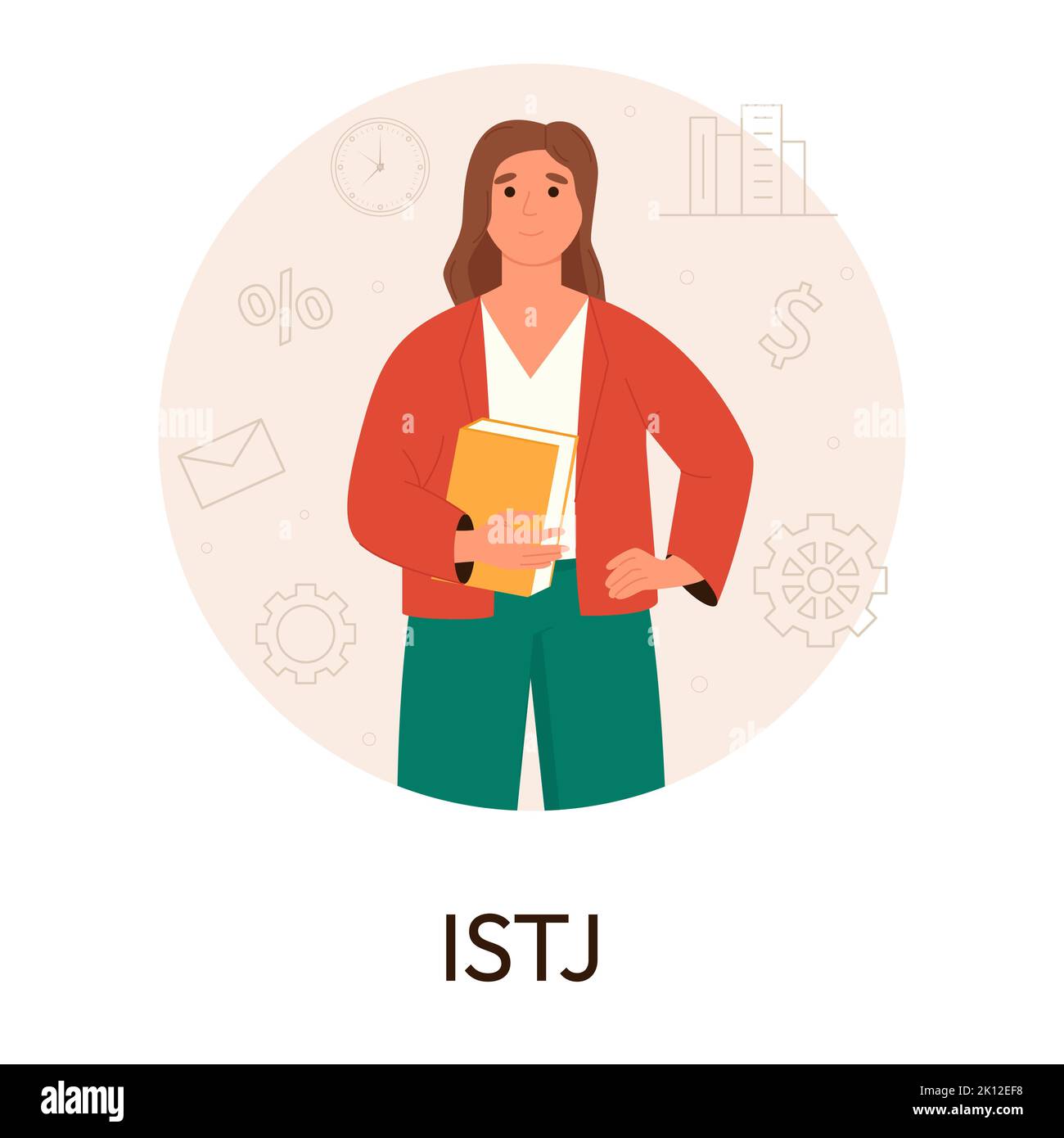 MBTI INTJ type person Stock Photo - Alamy