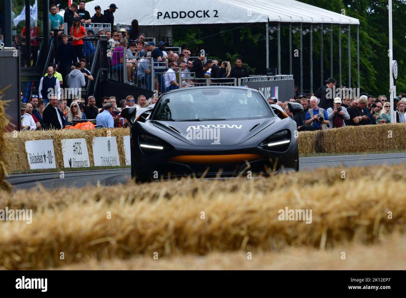 Quadriplegic driver, Sam Schmidt, Arrow McLaren 720S, A variety of GT cars from the mid 90s up to today that have competed at prestigious events on th Stock Photo