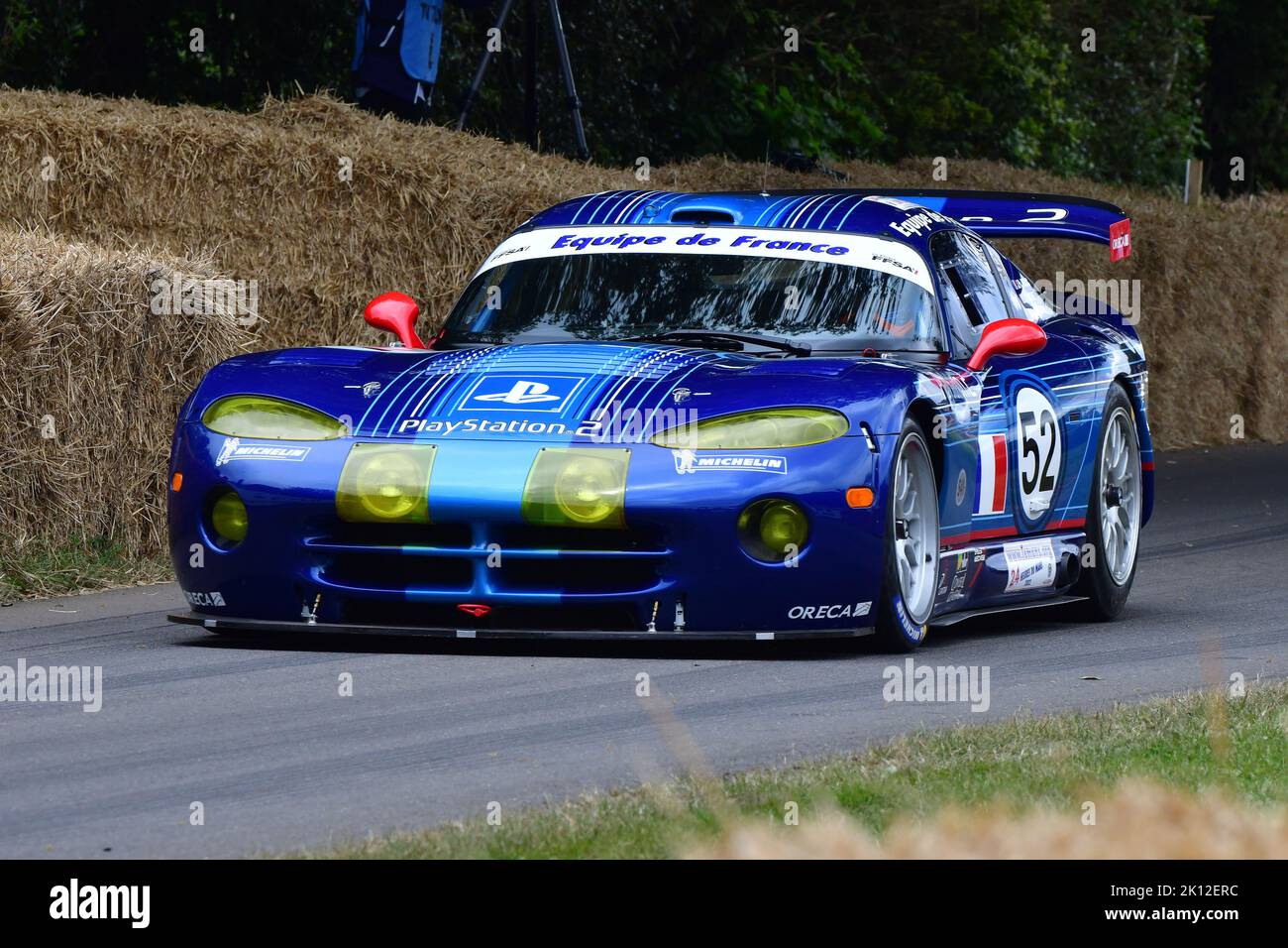 Jarrah Venables, Florent Moulin, Dodge Viper GTS-R, A variety of GT cars from the mid 90s up to today that have competed at prestigious events on the Stock Photo