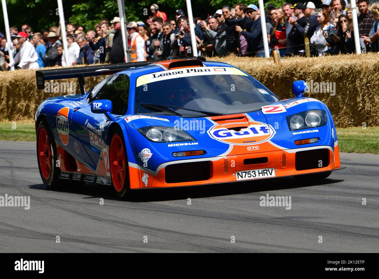 Mika Hakkinen, Emanuele Pirro, McLaren F1 GTR, A variety of GT cars from the mid 90s up to today that have competed at prestigious events on the world Stock Photo
