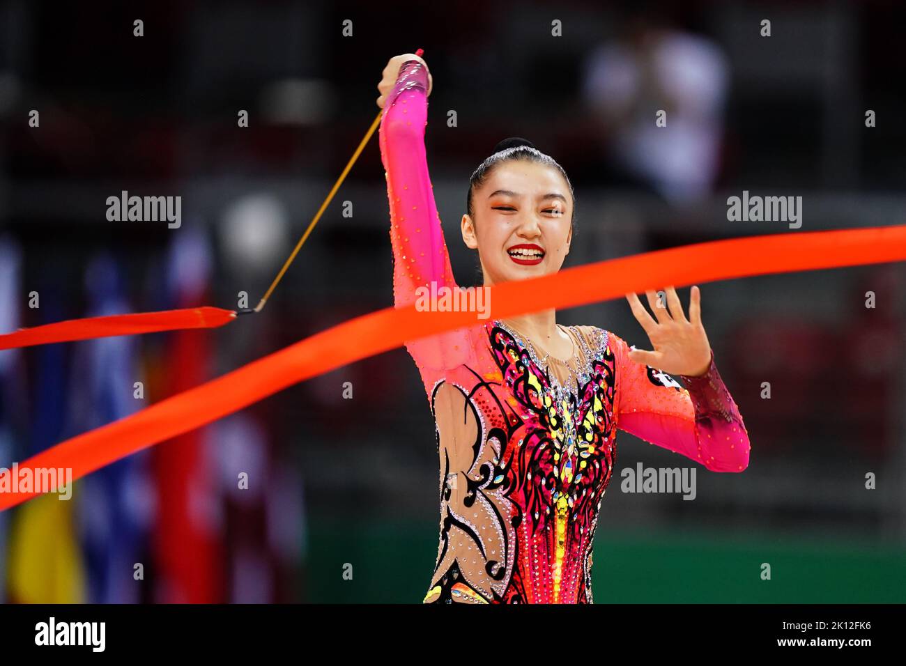 Sofia, Bulgaria. 15th Sep, 2022. Yamada Aino - ISR during Rhythmic Gymnastics World Championship 2022 day2, Gymnastics in Sofia, Bulgaria, September 15 2022 Credit: Independent Photo Agency/Alamy Live News Stock Photo