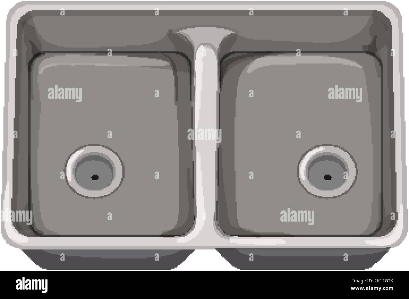 kitchen metal sink cartoon vector illustration Stock Vector Image & Art Alamy